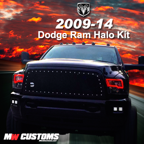 2009-14 DODGE RAM RGB HALO KIT - MwCustoms