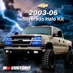 2003-07 CHEVROLET SILVERADO RGB HALO KIT - MwCustoms